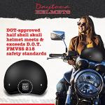 Lightweight Half Skull Cap Motorcycle Helmet for Adults