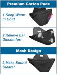 Lamborsafe Half Helmet Ear Pads for Riders