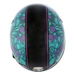 Milwaukee Leather Skull Bones Bolt DOT Half Helmet