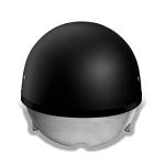 Daytona Half Skull Cap Motorcycle Helmet with Shield