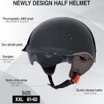 DOT Approved Half Helmet for Men and Women