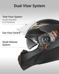 YEMA YM-925 Modular Full Face Motorcycle Helmet