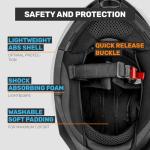 Westt Modular Full Face Motorcycle Helmet with Dual Visor