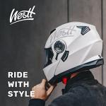 Westt Modular Full Face Motorcycle Helmet with Dual Visor