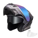 JQF Gear Modular Dual Visor Motorcycle Helmet