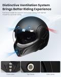 ILM Modular Vintage Motorcycle Helmet for Adults