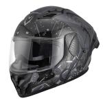 OUMURS Modular Full Face Motorcycle Helmet - Future Gray