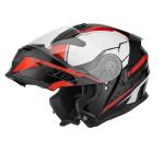 OUMURS Modular Full Face Motorcycle Helmet - Black
