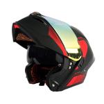 Orthrus Modular Full Face Motorcycle Helmet - LED, Bluetooth