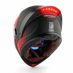 Orthrus Modular Full Face Motorcycle Helmet - LED, Bluetooth