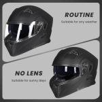 ILM Modular Full Face Helmet with Dual Visor