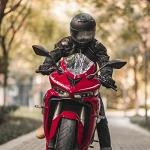 ILM Modular Full Face Motorcycle Helmet - Matte Black