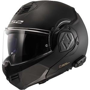 LS2 Advant Modular Helmet with Cardo Bluetooth - Black