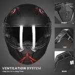 ILM Modular Full Face Helmet with Dual Visor