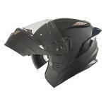 1Storm Modular Full Face Motorcycle Helmet - Matt Black