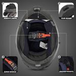 ILM Modular Full Face Helmet with Dual Visor