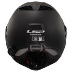 LS2 Advant Modular Helmet with Cardo Bluetooth - Black