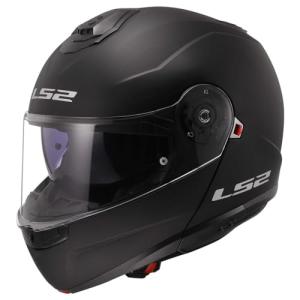 LS2 Strobe II Modular Motorcycle Helmet - Matte Black