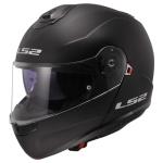 LS2 Strobe II Modular Motorcycle Helmet - Matte Black