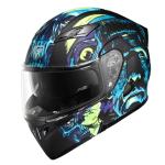 KYPARA Dual Visor Flip-Up Full Face Helmet, XL