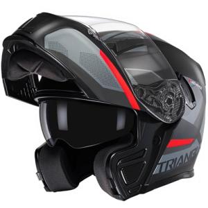 Triangle Modular Flip-Up Motorcycle Helmet for Men