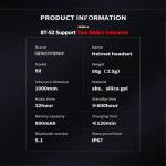 1Storm Modular Full Face Helmet with Bluetooth Headset