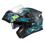 KYPARA Dual Visor Flip-Up Full Face Helmet, XL