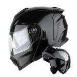 1Storm Modular Flip-Up Motorcycle Helmet - Glossy Black