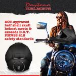Daytona Glide DOT Helmet - Matte Black