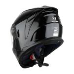 1Storm Modular Flip-Up Motorcycle Helmet - Glossy Black