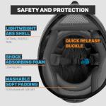 Westt Dual Visor Dirtbike Helmet for Adults