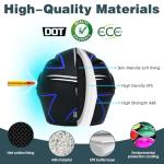 Bluetooth Modular Full Face Motorcycle Helmet - Blue