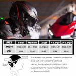Bluetooth Modular Full Face Motorcycle Helmet with Dual Visors