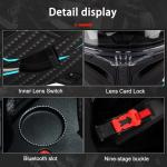 Bluetooth Modular Full Face Motorcycle Helmet with Dual Visors