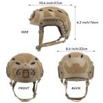 AOUTACC Lightweight Tactical Fast Helmet with Accessories