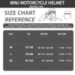 WWJ Modular Flip-Up Full Face Motorcycle Helmet