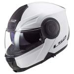 LS2 Horizon Modular Helmet with SunShield - Gloss White