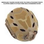 AOUTACC Lightweight Tactical Fast Helmet with Accessories