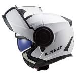 LS2 Horizon Modular Helmet with SunShield - Gloss White