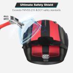 Modular DOT Approved Full Face Motorcycle Helmet