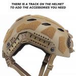 AOUTACC Lightweight Tactical Fast Helmet with Accessories