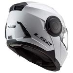 LS2 Horizon Modular Helmet with SunShield - Gloss White
