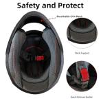 WWJ Modular Flip-Up Full Face Motorcycle Helmet