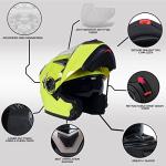 Milwaukee MPH9809 Ionized Neon Yellow Modular Helmet
