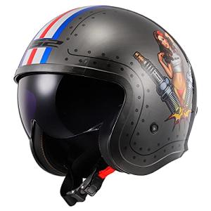 LS2 Open Face Spitfire Spark Helmet - X-Large
