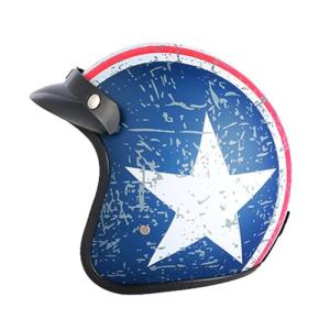 Vintage Retro 3/4 Open Face Motorcycle Helmet