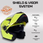 Milwaukee MPH9809 Ionized Neon Yellow Modular Helmet