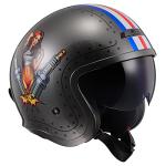 LS2 Open Face Spitfire Spark Helmet - X-Large