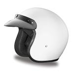 Daytona Hi-Gloss White Cruiser Motorcycle Helmet