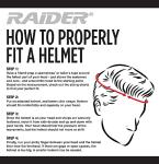 Raider Glossy Black Open Face Motorcycle Helmet